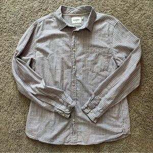 Goodfellow & Co striped cotton button down